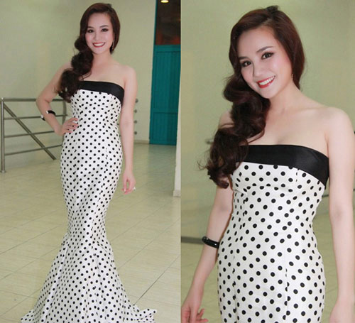 Chấm bi cổ điển hớp hồn mỹ nhân Việt - 3