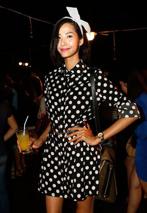 Chấm bi cổ điển hớp hồn mỹ nhân Việt - 10