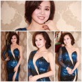 Thời trang - Vy Oanh 'úp mở' đường cong gợi cảm