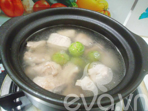 Canh sườn nấu sấu ngon cơm - 4