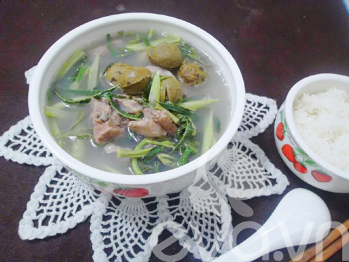 Canh sườn nấu sấu ngon cơm - 8