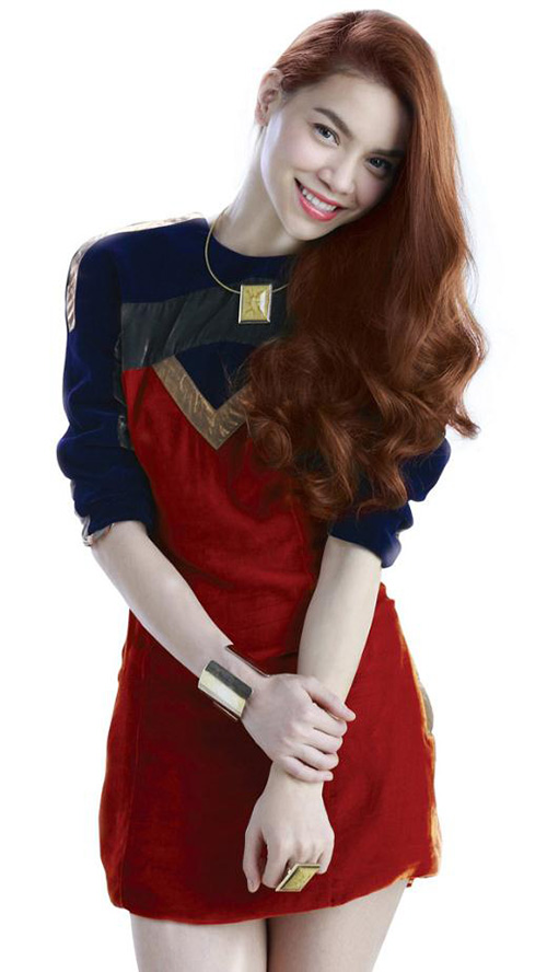 Copy kiểu tóc quot;ruộtquot; của Hà Hồ - 2