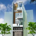 Nhà đẹp - Thiết kế nhà ống 50m2 mặt tiền hẹp