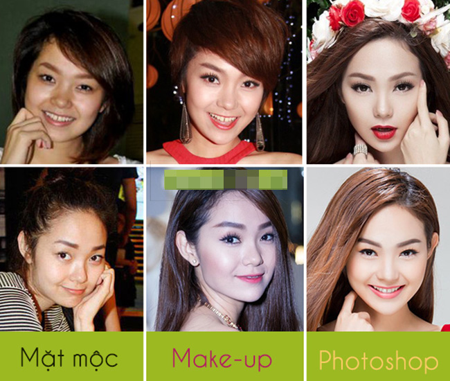 Minh Hằng rất biết cách làm mình đáng yêu, dễ thương hơn khi make-up.
