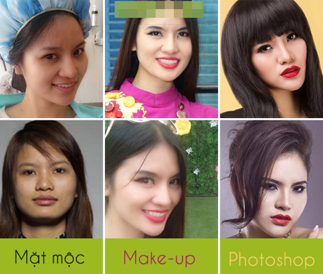 Lê Thị Phương sẽ không còn là 'gái quê' khi được photoshop kĩ càng.
