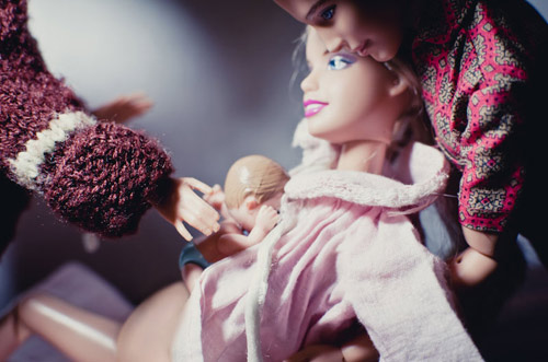 Cực yêu hình ảnh búp bê Barbie sinh con - 10