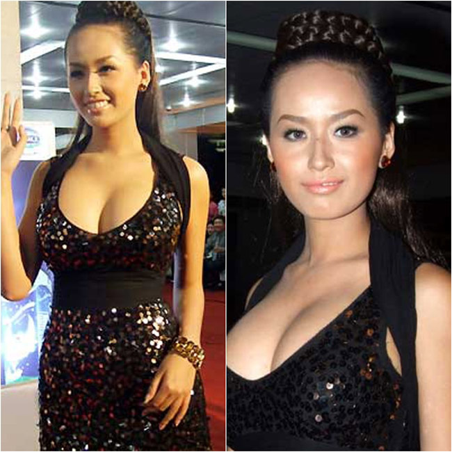Vòng 1 của Mai Phương Thúy khá thất thường. Khoảng thời gian không lâu sau khi đăng quang Hoa hậu Việt Nam 2006, cô gây sốc dư luận với vòng 1 khủng một cách bất thường.
