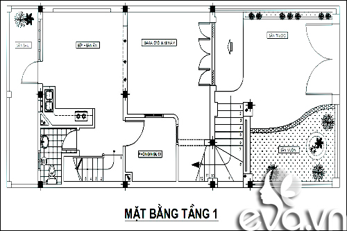 Xây 4 tầng nhà khang trang trên đất 100m2 - 1