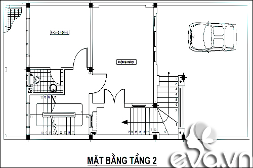Xây 4 tầng nhà khang trang trên đất 100m2 - 2