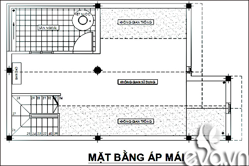 Xây 4 tầng nhà khang trang trên đất 100m2 - 4