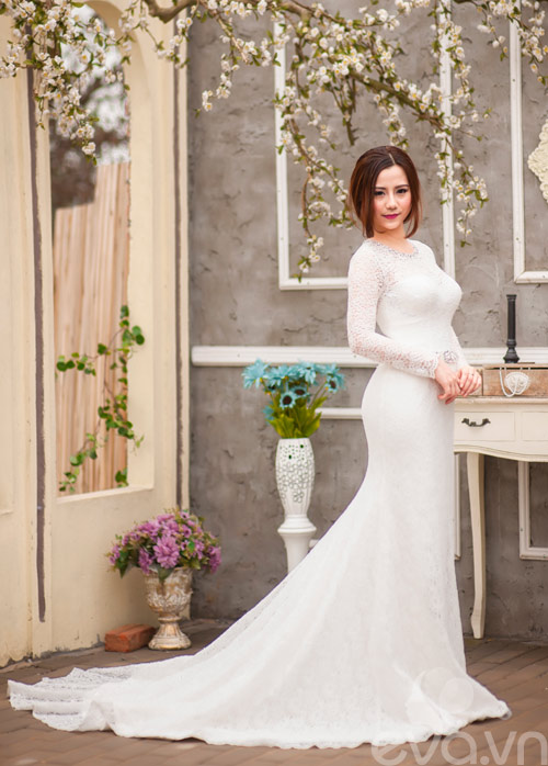Tuyệt chiêu chọn thuê váy cưới đẹp cho cô dâu lùn