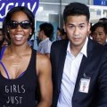 Làng sao - Em chồng Hà Tăng bảnh bao đón Kelly Rowland