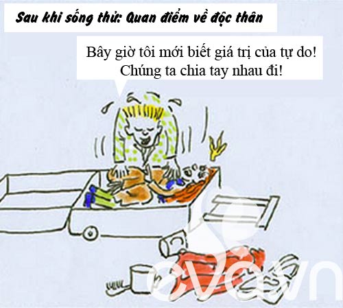 Hình ảnh vui về #039;thảm cảnh#039; sống thử - 2