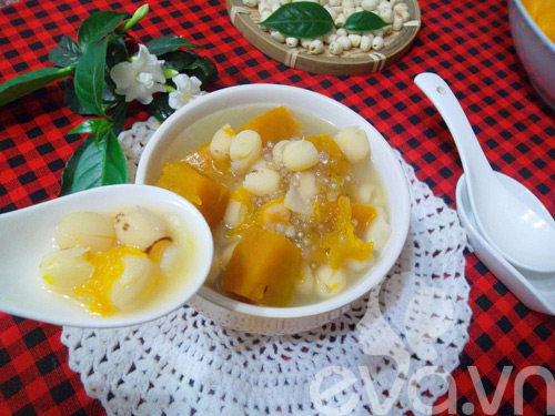 Chè bí đỏ hạt sen thanh mát, giảm mệt mỏi - 6