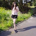 Thời trang - Tú Anh khoe gu thời trang thanh lịch trên đất Hàn