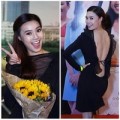 Làng sao - Lan Ngọc mặc táo bạo đi xem "Xui mà hên"