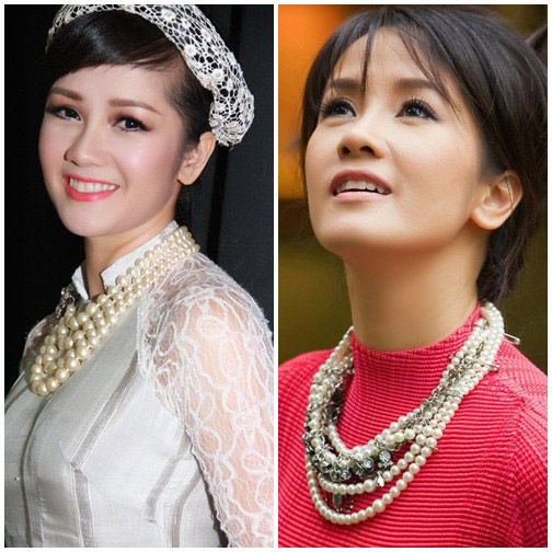 Hồng Nhung sang trọng nhờ vòng ngọc trai - 8