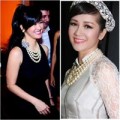 Thời trang - Hồng Nhung sang trọng nhờ vòng ngọc trai