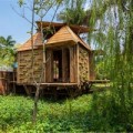 Nhà đẹp - Nhà tre chịu lụt giá 50 triệu ở Hà Nội