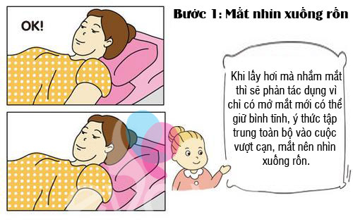 Tư thế nằm chuẩn khi sinh thường - 2