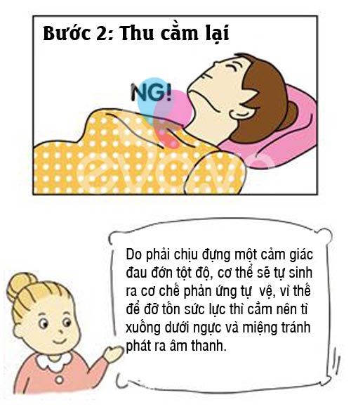Tư thế nằm chuẩn khi sinh thường - 3