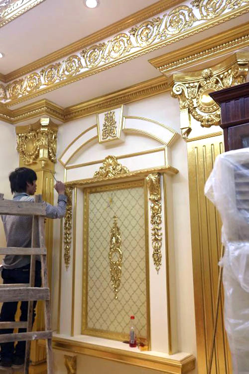 Lâu đài song sinh Ninh Bình dát vàng nội thất - 8