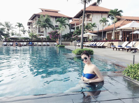 Lâm Chi Khanh xả stress sau chia tay bạn trai - 3