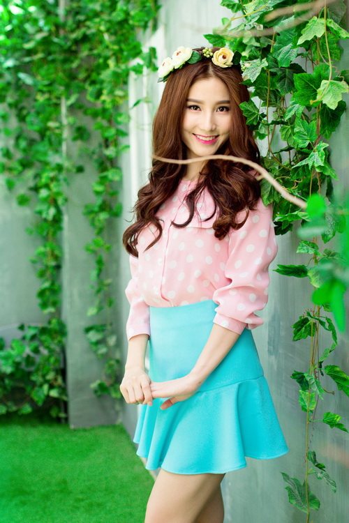 Diễm My 9X ngọt ngào với gam màu pastel - 5