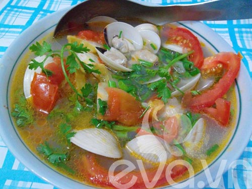 3 cách nấu canh ngao chua đã miệng - 4