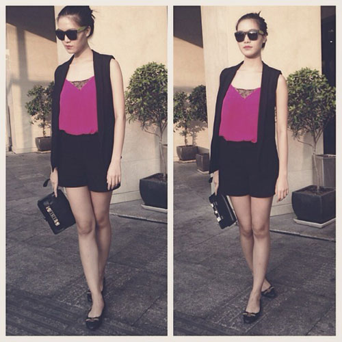 Thùy Dung biến đồ dạo phố thành dự tiệc tài tình - 4