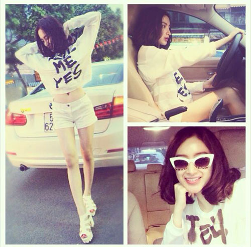 Phương Trinh tiếp tục bắt chước style  Hà Hồ - 1