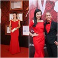 Làng sao - Á hậu Thu Hương, Hoàng Oanh đỏ rực đi tiệc