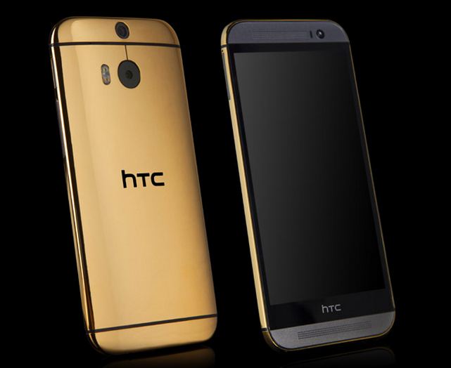 Chiêm ngưỡng HTC One M8 mạ vàng giá từ 45 triệu đồng - 1