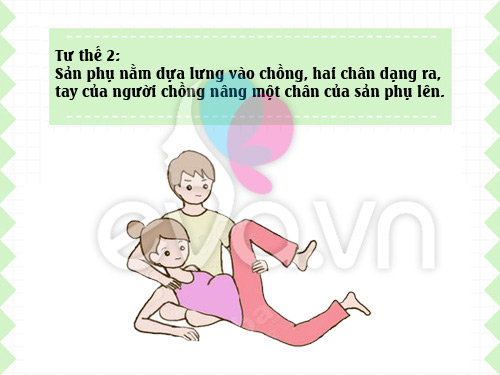 Tư thế chồng giúp vợ dễ đẻ - 3