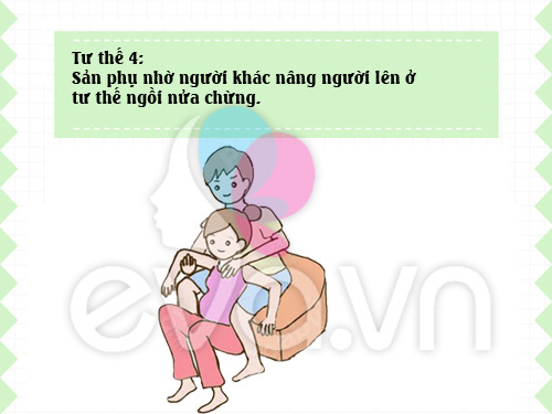 Tư thế chồng giúp vợ dễ đẻ - 5