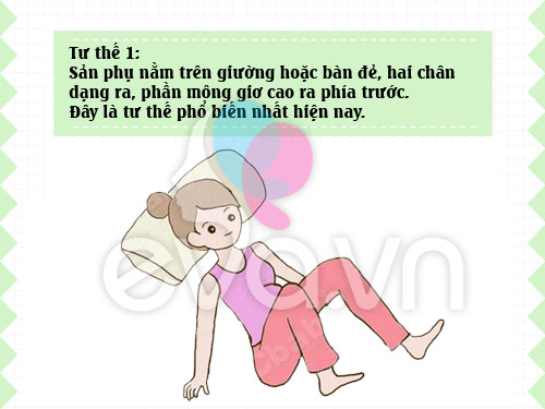 Tư thế chồng giúp vợ dễ đẻ - 2
