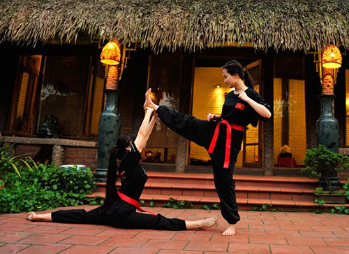 Cặp sinh đôi giỏi võ đẹp như gái Hàn - 2