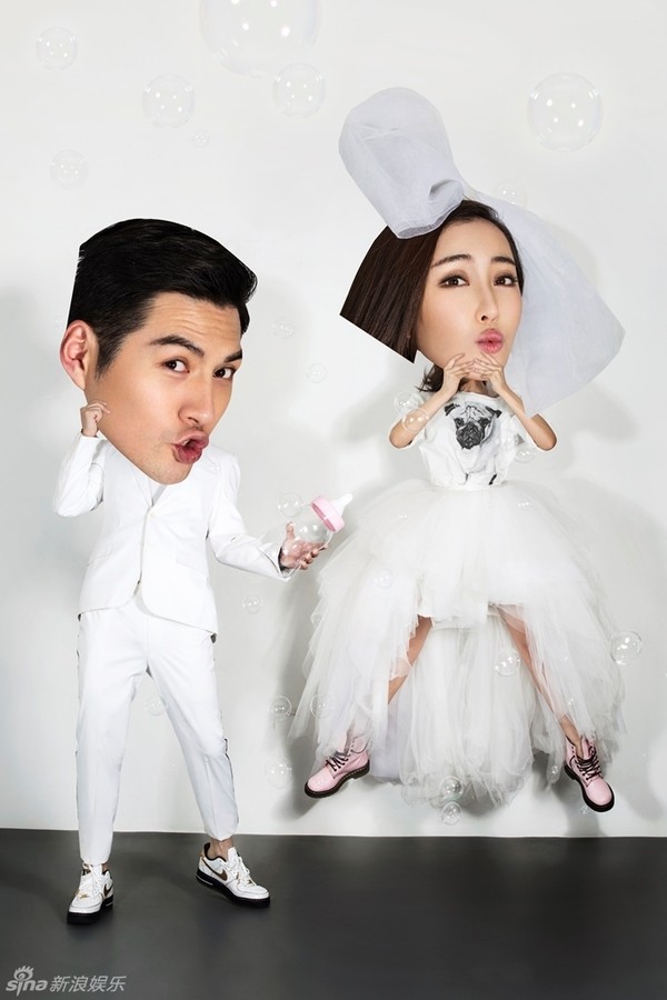 Thêm loạt ảnh cưới nhí nhố của Nghiêm Khoan - 4