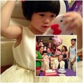 Làng sao - Thúy Nga tổ chức sinh nhật ấm áp cho con gái
