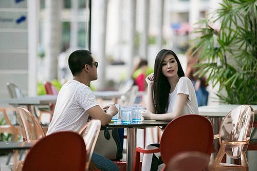 Khánh My thích thú đi xem vịt cùng quot;trai lạquot; - 11