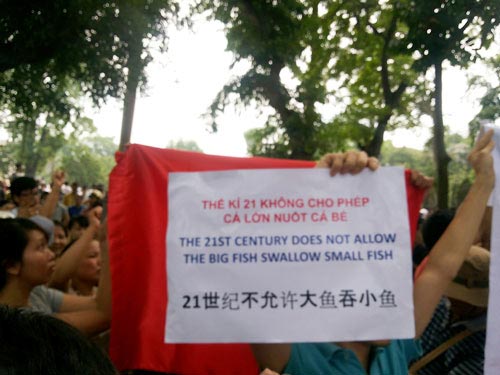 Người Hà Nội xuống đường yêu cầu TQ rút giàn khoan khỏi VN - 4