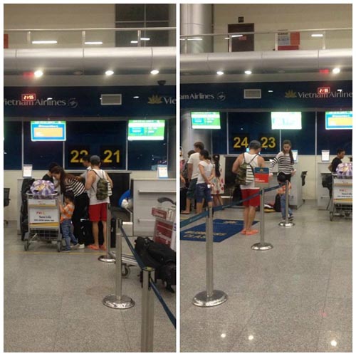 Mẹ con Hà Hồ, Subeo giản dị ở sân bay - 1