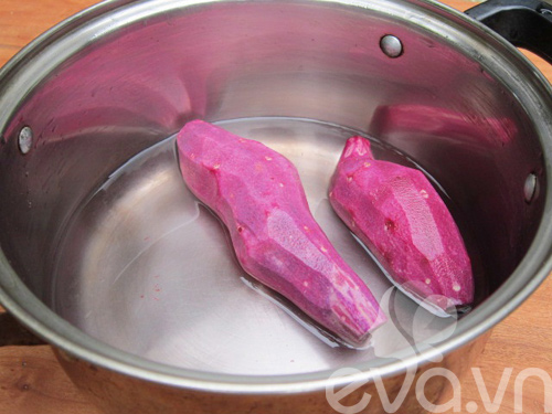 Chè bột lọc khoai lang tím mát lạnh - 1