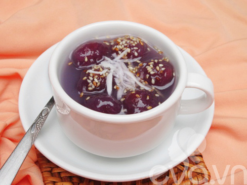 Chè bột lọc khoai lang tím mát lạnh - 11