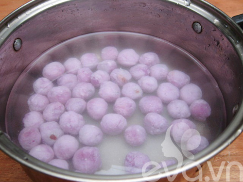 Chè bột lọc khoai lang tím mát lạnh - 6