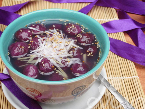 Chè bột lọc khoai lang tím mát lạnh - 8