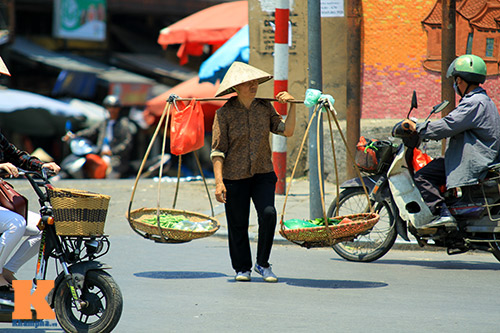 Mưu sinh trong nắng gắt 38 độ giữa HN - 8