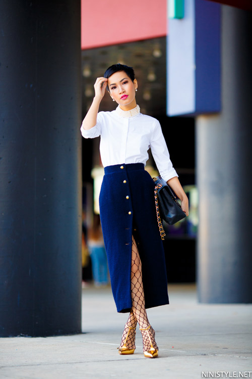 Thời trang bầu nổi loạn của tín đồ gốc Việt - 11