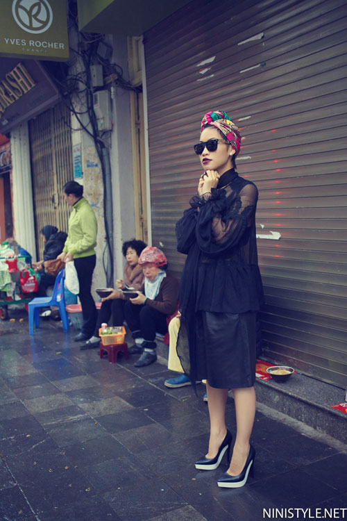 Thời trang bầu nổi loạn của tín đồ gốc Việt - 7