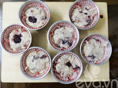 Bánh muffin dâu tằm đầy hấp dẫn - 10